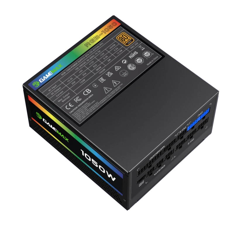ALIMENTATION GameMAX ATX RGB-1050 PRO Modulaire_05.webp