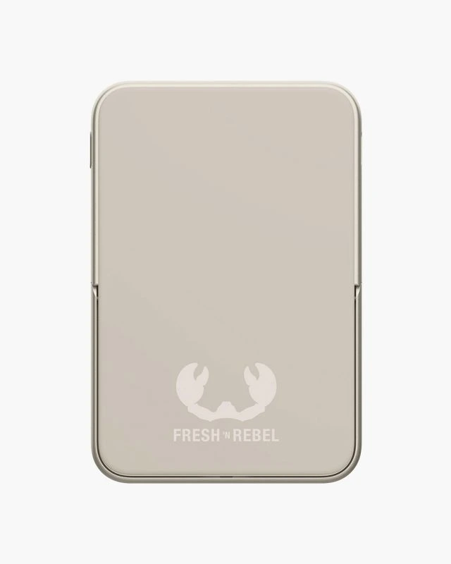 FRESH N REBEL - Magnet Wireless Powerbank 5000 mAh - Silky Sand_02.webp