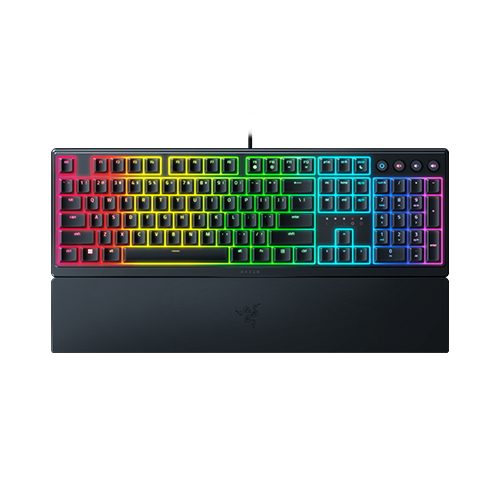 Razer Ornata V3 – Clavier gaming filaire hybride + repose-poignets