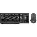 BLUESTORK PACK-WL-PC-BK Pack CLAVIER+SOURIS recharg. Grapheme * Noir