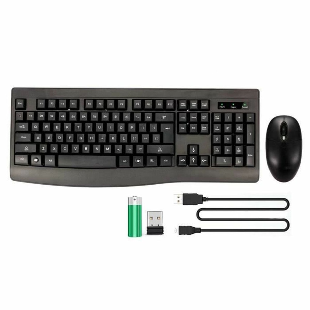 BLUESTORK PACK-WL-OFF-R-B/FR * Pack CLAVIER+SOURIS s/fil rechargeable