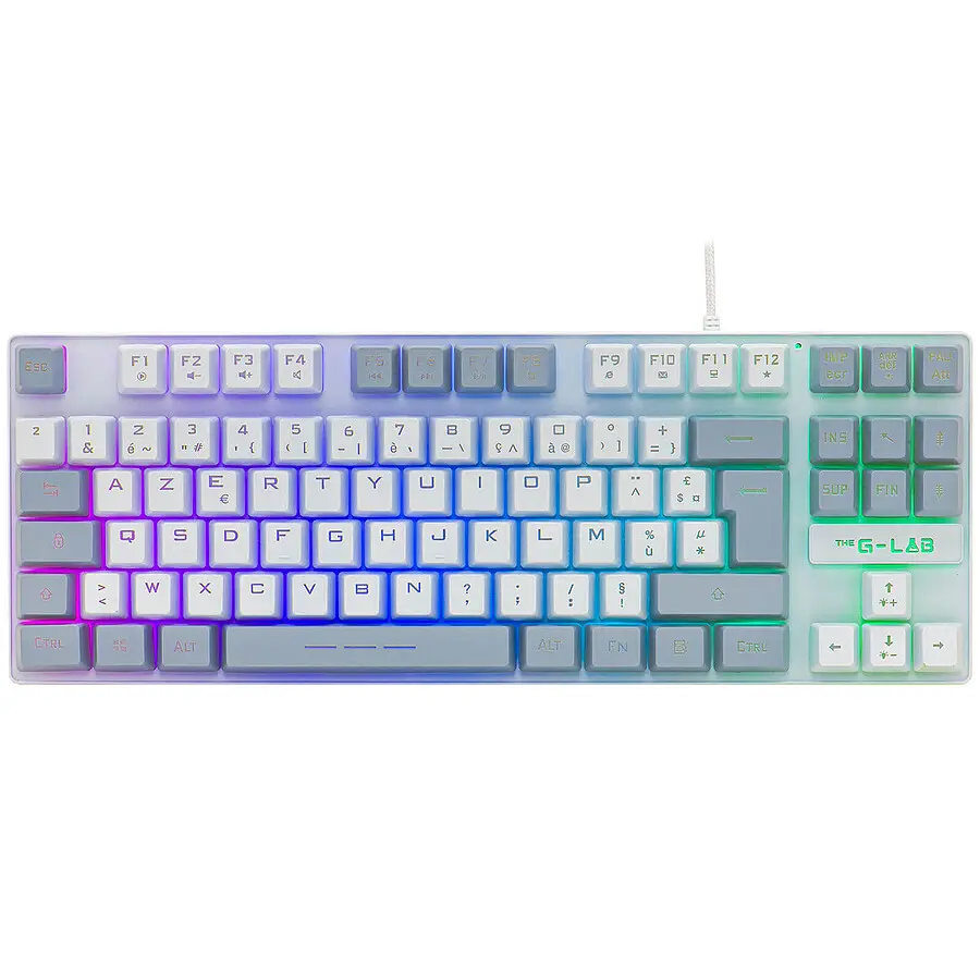 [BS_KEYZ_CAE_TKL_WG] THE G-LAB Keyz Caesium TKL - Blanc/Gris