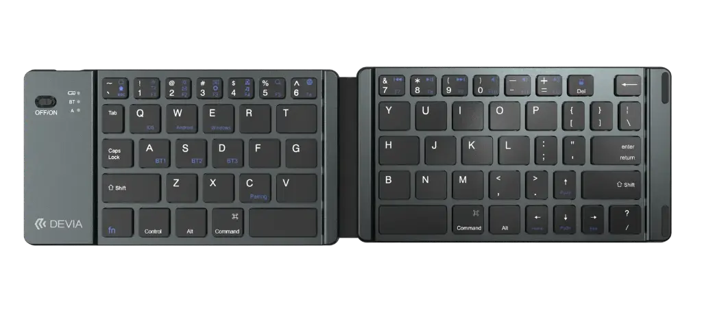 DEVIA Lingo Series Foldable Wireless Keyboard