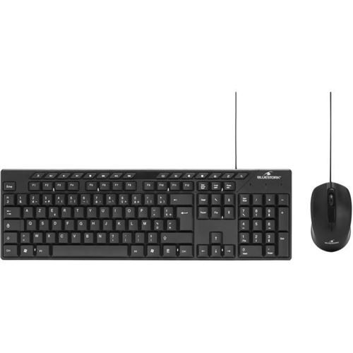 BLUESTORK PACK-MEDIA-OFF/FR * Pack CLAVIER+SOURIS filaires USB * Noir