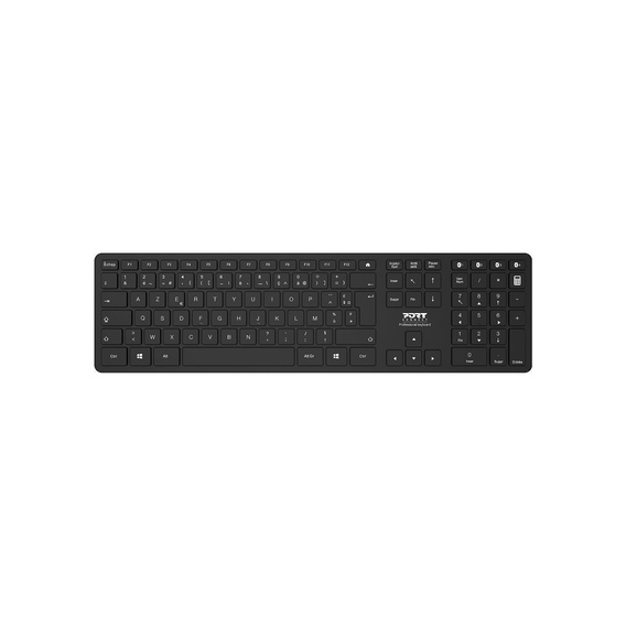 CLAVIER PORT Connect OFFICE KBD s/fil Bluetooth * Noir