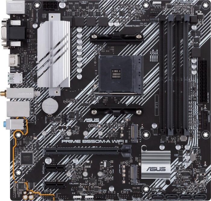 CM ASUS B550M-A WIFI II (sAM4) 4DDR4 PCIE DVI-D/HDMI/VGA mATX