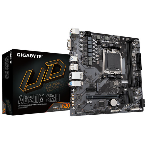 [CM_GIG_A620M_S2H] CM GIGABYTE SOCK AM5 A620M S2H 2DDR5 6400 PCIE16 M.2 HDMI/VGA/DP m/AT
