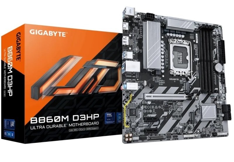 CM GIGABYTE B860M D3HP (s1851) 4DDR5 PCIe5.0 2xM.2 HDMI/DP mATX