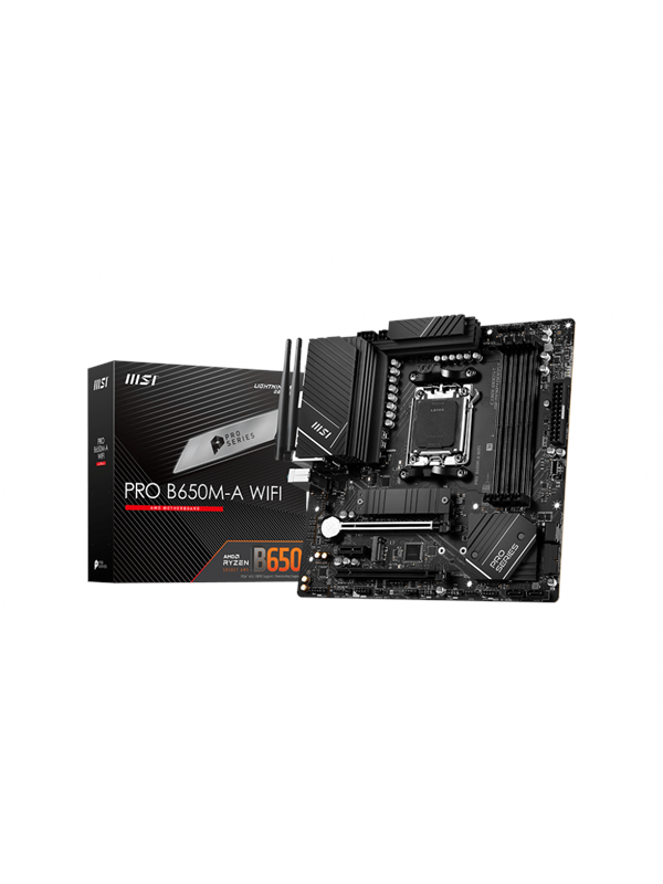 [CMPRO_B] CM MSI PRO B650M-A WiFi (sAM5) 4DDR5 PCIe4.0 M.2/SATA HDMI/DP WiFi6