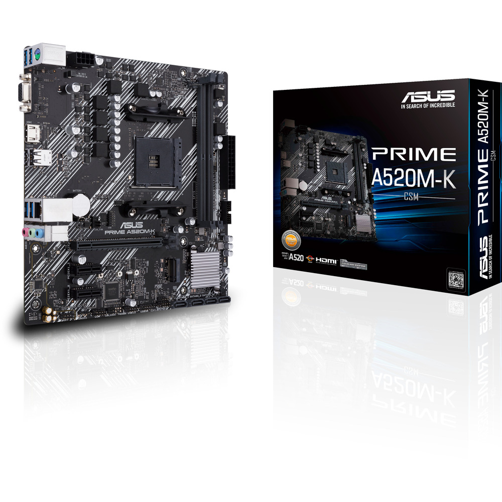 CM ASUS PRIME A520M-K (AM4) PRIME A520M-K 2DDR4 4600 HDMI/VGA
