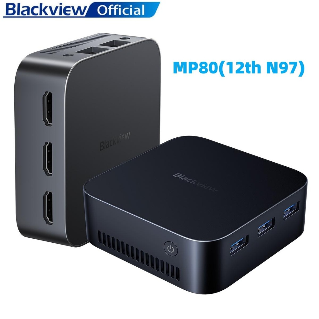 [PC_BV_MP80_N97_512] PC Mini Blackview MP80 - Intel N97 - 16Go RAM - 512Go SSD - WiFi & Bluetooth
