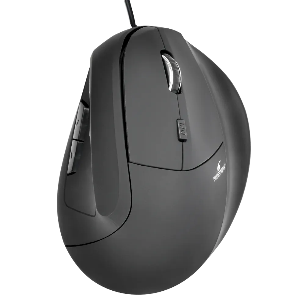 BLUESTORK M-W-ERGO SOURIS Ergonomique Verticale filaire 7200 DPI Noir