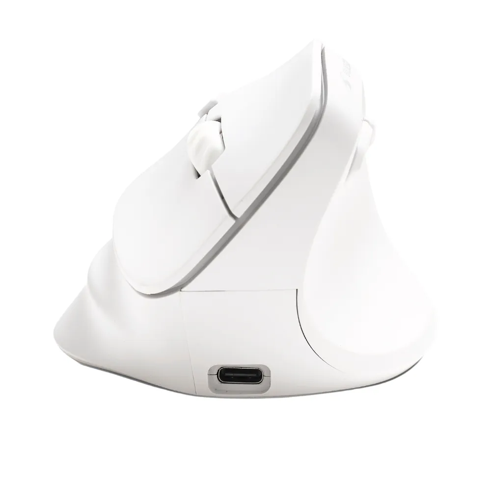 BLUESTORK M-WL-ERGO-LUMI Souris Ergonomique recharg. s/fil BLANCHE