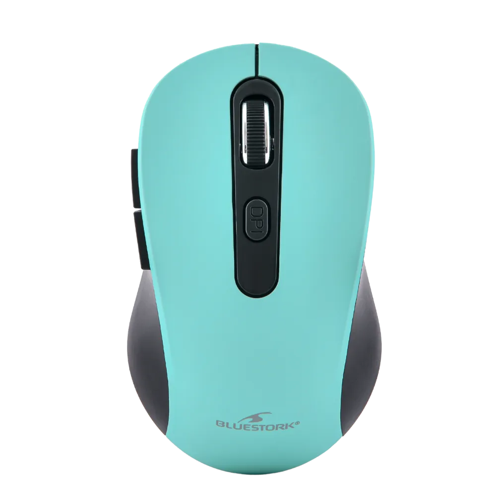 [BS_M_WL_OFF70_GREE] BLUESTORK M-WL-OFFICE70 Souris Sans fil 6b. rechargeable * Menthe