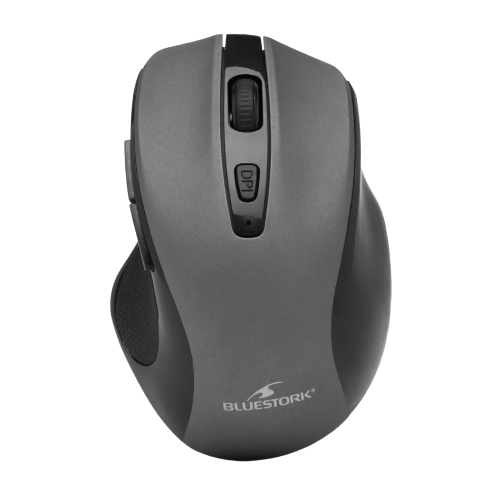 [BS_M_WL_OFF75_GREY] BLUESTORK M-WL-OFFICE75 Souris 6b. s/fil Dual Bluetooth+USB * Grise