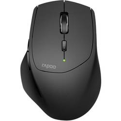 RAPOO MT550 Souris sans Fil Multi Mode Bluetooth et 2.4Ghz 1600 DPI Noire
