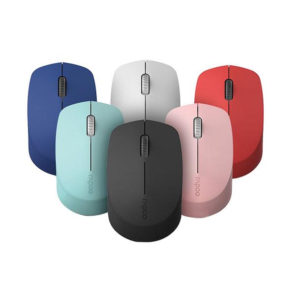 [RAPOO_SOU_18186] RAPOO M100 SILENT-Souris sans Fil Multi-Mode Bluetooth et 2,4GHz-BLEU