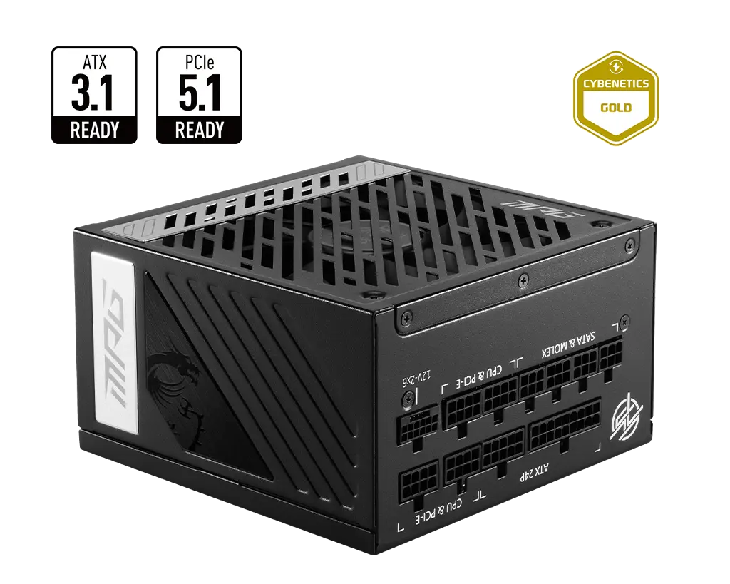 [ALIM_MSI_ATX850W] ALIMENTATION MSI ATX850W-80+GOLD FM -MAG A850GL PCIE5