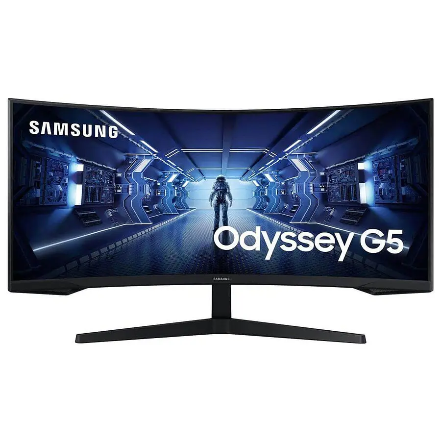 LED 34 incurvé * SAMSUNG C34G55TWWP Odyssey G5 1ms WQHD 165Hz HDM/DP