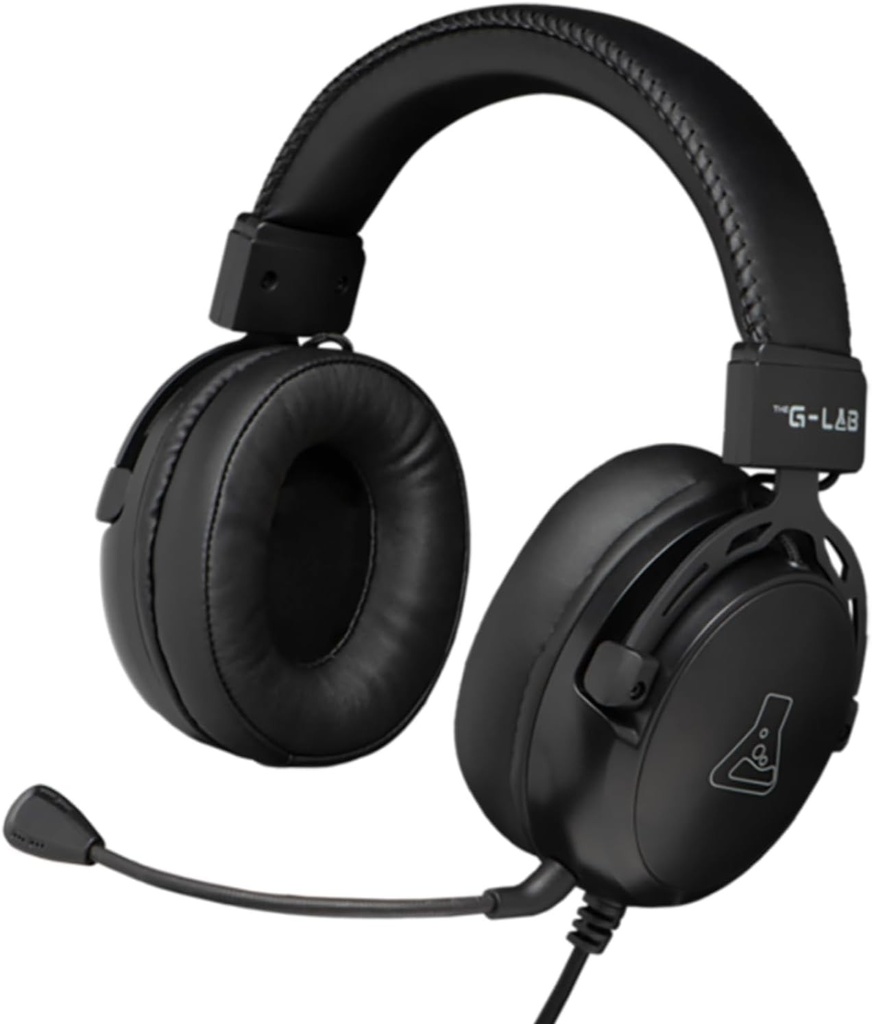 G-LAB KORP TITANIUM - CASQUE GAMING compatible PC,PS4, MICRO-BK