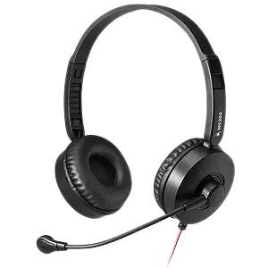 BLUESTORK MC202 Casque +Micro anti-bruit Reglage VOL. Jack 3,5mm