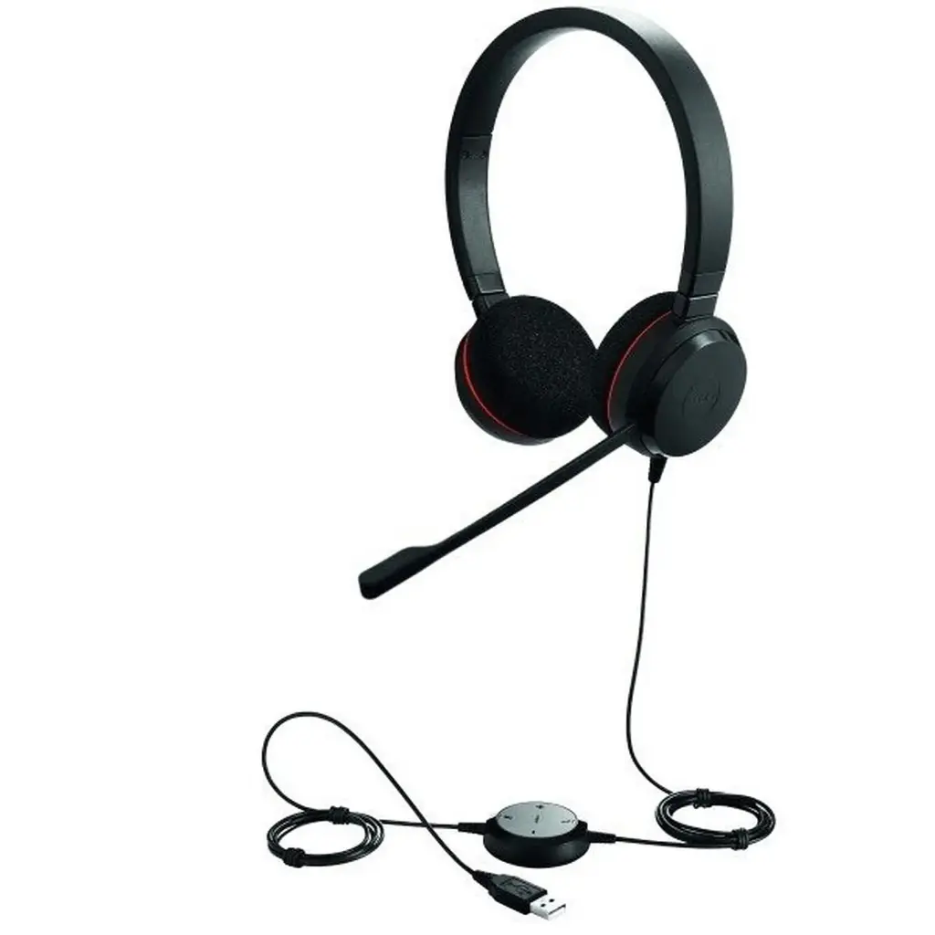 JABRA Evolve 20 MS Casque Stereo +Micro USB Noir * 4999-823-109