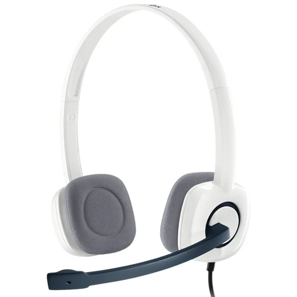 [CAS_LOG_H150_WH] CASQUE LOGITECH H150 micro Stéréo Filaire Cloud White