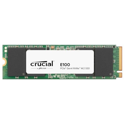 [HD_SSD_CRU_500_E10] Disque Dur SSD CRUCIAL E100 480Go M.2 NVMe * CT480E100SSD8
