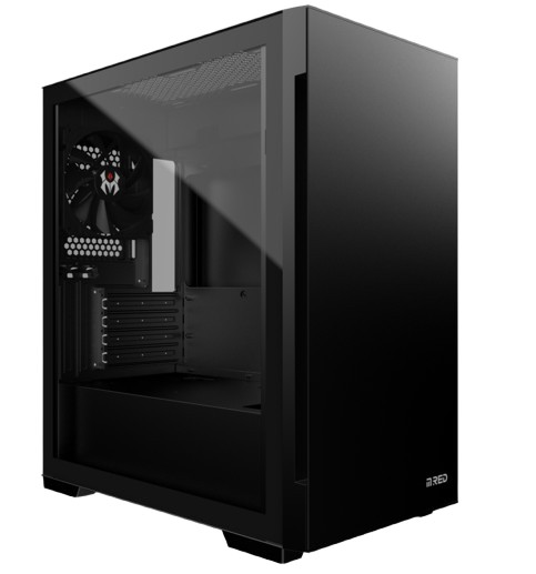 BOITIER M.RED Mercury Noir V2-MT/ss Alim /mATX