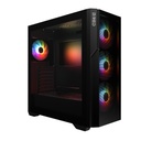BOITIER M.RED Raven Black-MT/ss Alim/ATX