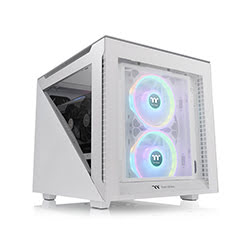 [BT_THERMA_01500485] BOITIER THERMALTAKE Divider 200 TG Snow White -MT/sans Alim/ATX