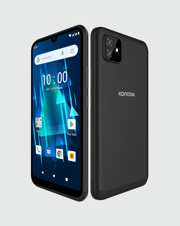[GSM_KONROW_SKY63_N] KONROW SKY63 6,26 HD+ 4G DS Quad 3/32Go 2cam. Andr11 * Noir