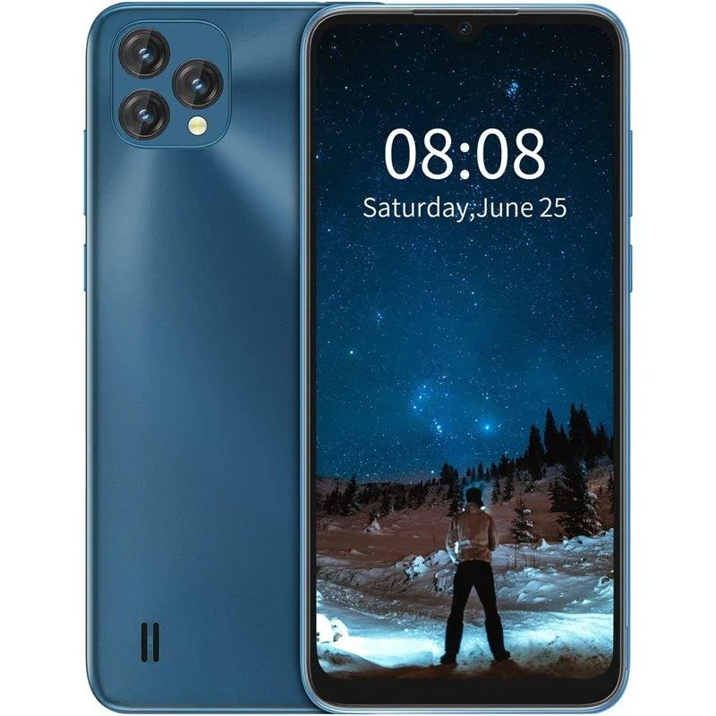 OSCAL C60 6,53'' DS 4G Quad 4/32Go 3Cam 4780mAh Andr11 * Bleu