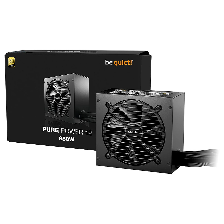 [ALIM_BE_QUIET_850W] ALIMENTATION BE QUIET! ATX 850W - Pure Power 12 M 80+ Gold - BN344
