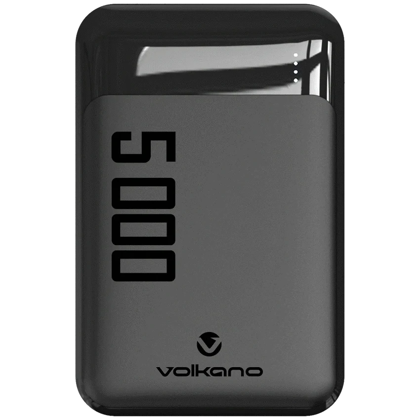 [VOL_VK_9020_BK] VOLKANO VK-9020-BK POWER BANK PUNCH SERIES 5000mAH