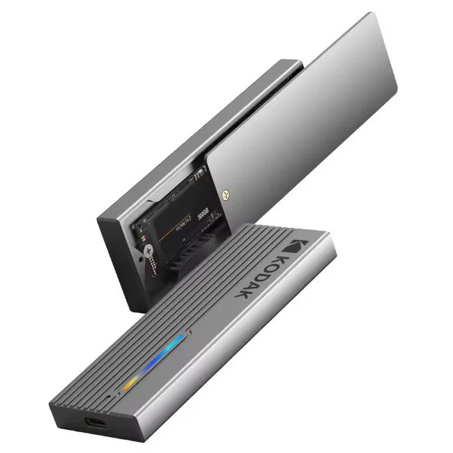 [RACK_EKACE010] KODAK E010 Boitier EXT. USB-C pour SSD M.2 NVMe * EKACE010