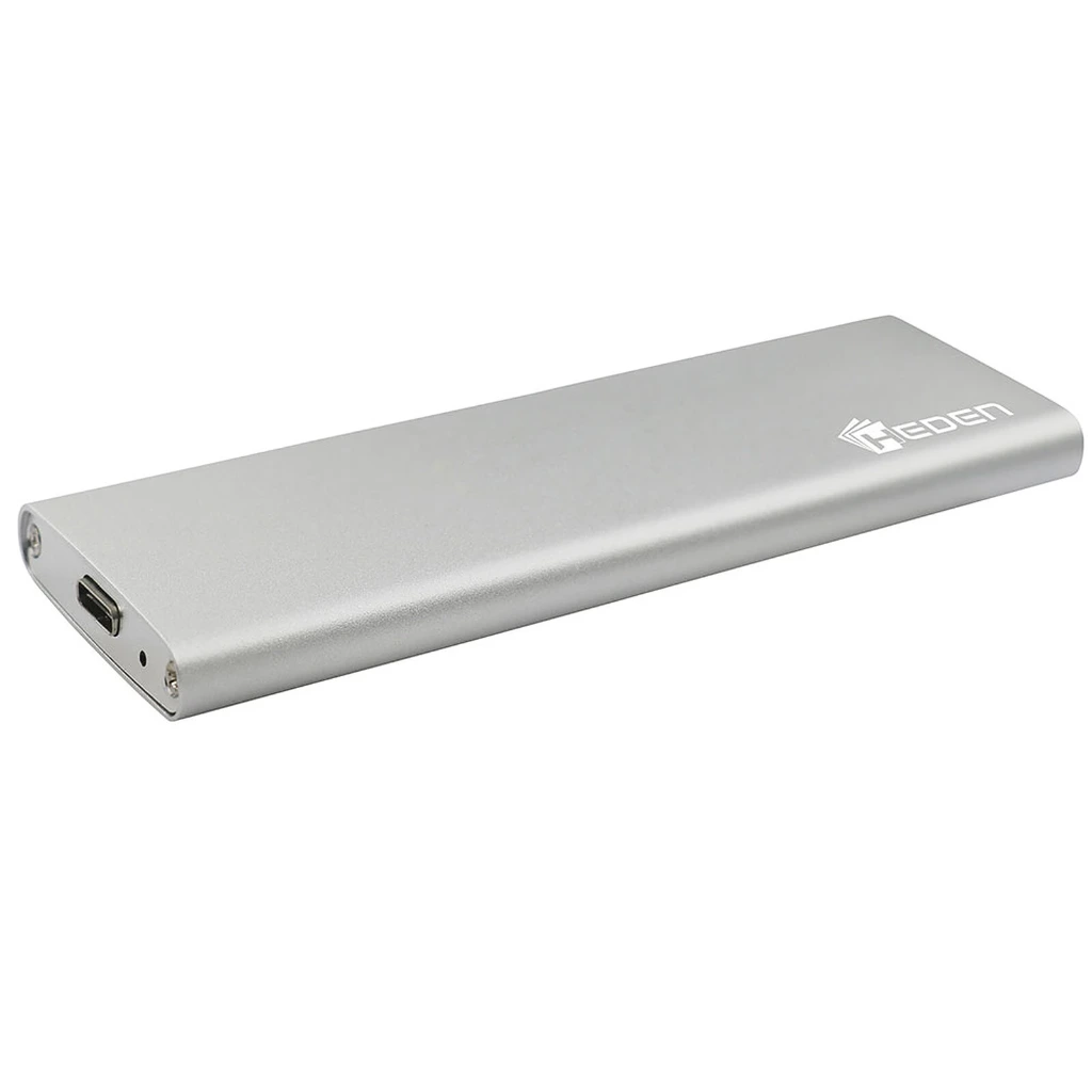 [RACK_HEDEN_M2ALU] HEDEN Boitier EXT. USB3.1 (Type-A/C) pour SSD M.2 SATA * 0-BEHEDM2ALU