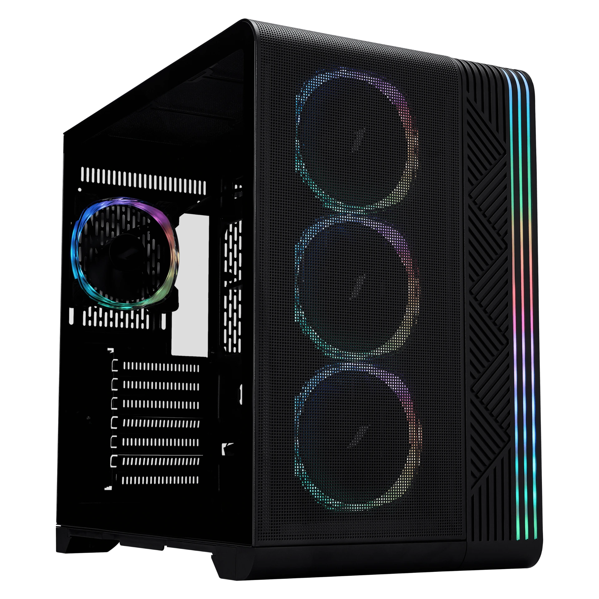 [BT_1PLAYER_VT7_B] BT Mini Micro ATX 1stPlayer VT7 RGB - vitrés (Noir) * VT7-BK-4FS7