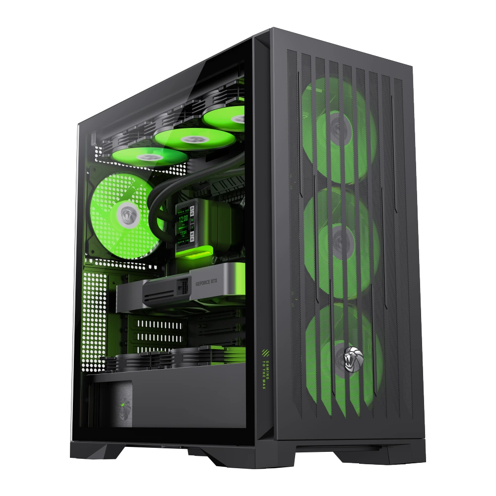 [BT_GM_LEADER2_BK] BOITIER GameMAX LEADER 2 MT/sans ALIM./M-ATX * Black