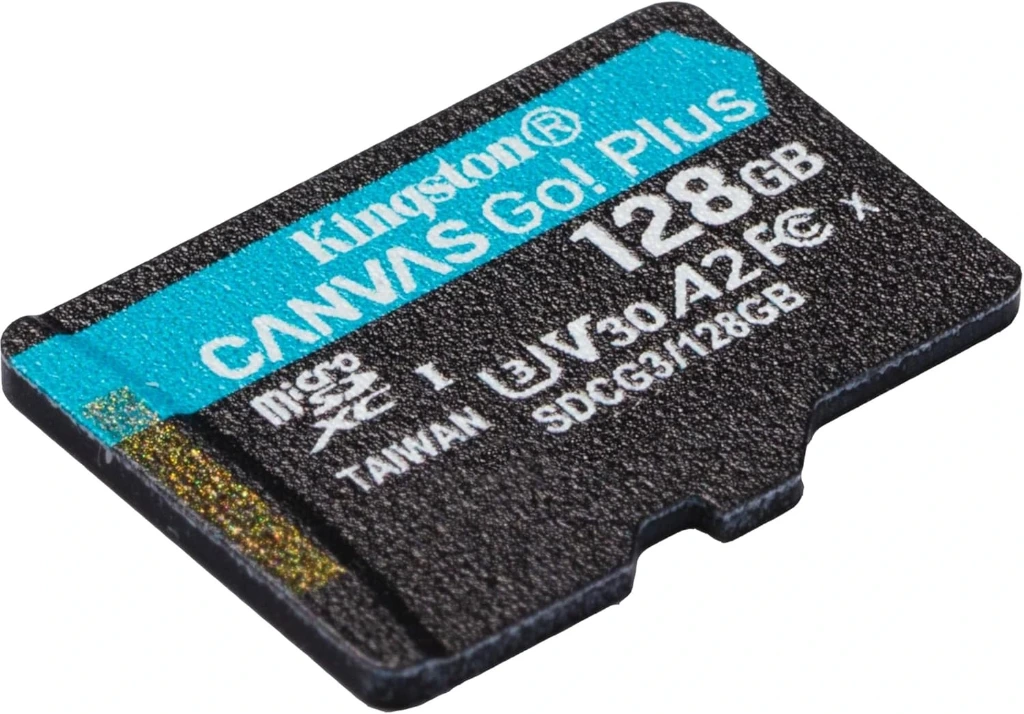 MicroSD 128Go Kingston UHS-I Canvas Go! Plus c10 U3 (TCP 3.40€ incl.)