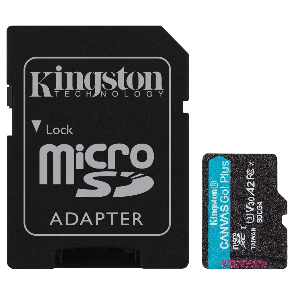 MicroSD 64Go Kingston UHS-I Canvas Go! Plus