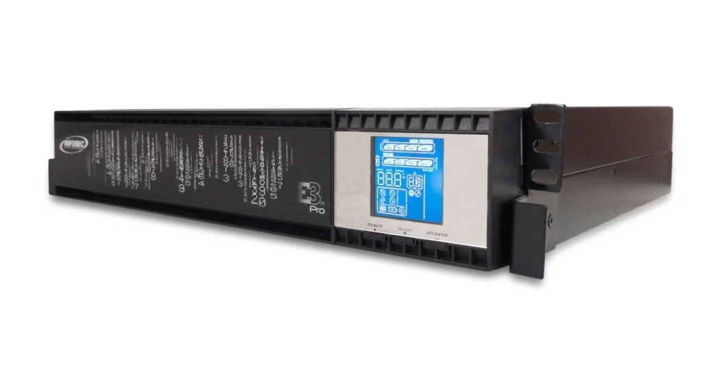 INFOSEC E3 Pro 2000 RT ONDULEUR ON LINE DC 2000 VA -4 PRISES IEC