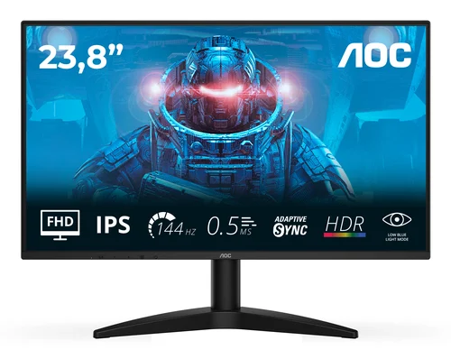 [AOC_24B36X] Ecran Gaming 24" AOC B3 24B36X Full HD 144Hz IPS (Noir) HDMI 1.4 et D