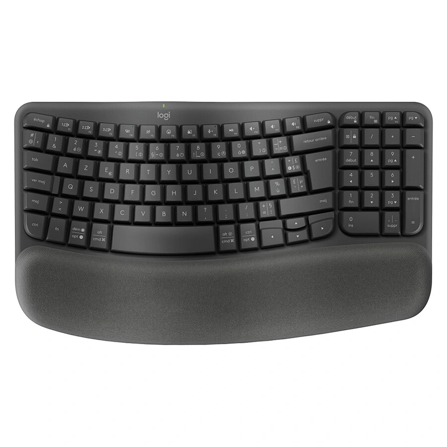 [LOG_920-012328] Logitech Wave Keys for Business - GRAPHITE - FRA - 2.4GHZ/BT COMPATIBILITÉ MULTI-SYSTÈME connexion sans fil Bluetooth® Low Energy ou Logi Bolt
