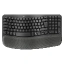 Logitech Wave Keys for Business - GRAPHITE - FRA - 2.4GHZ/BT COMPATIBILITÉ MULTI-SYSTÈME connexion sans fil Bluetooth® Low Energy ou Logi Bolt