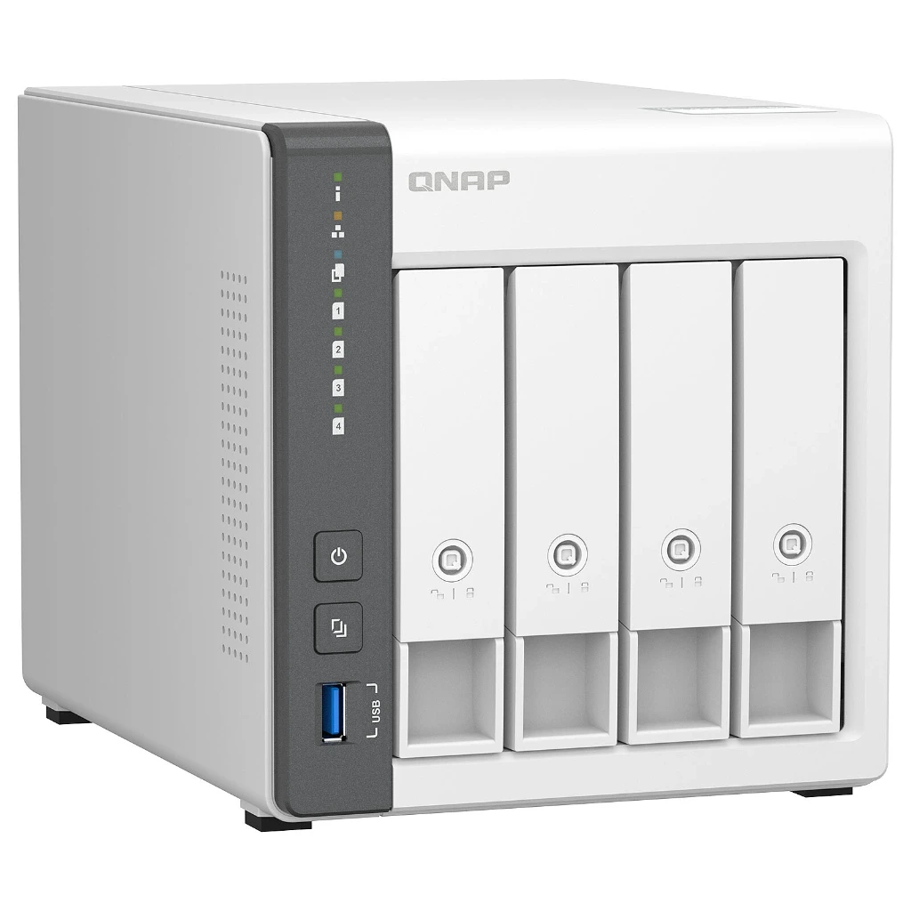 NAS QNAP TS-433-4G Quad 2,0GHz 4Go 4xSATA3 2,5GbE 3xUSB
