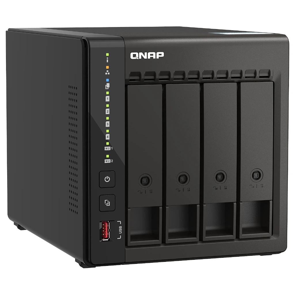NAS QNAP TS-453E-8G J6412 8/4G 4XSATA 6 Gbit/s 3.5/2.5/SSD