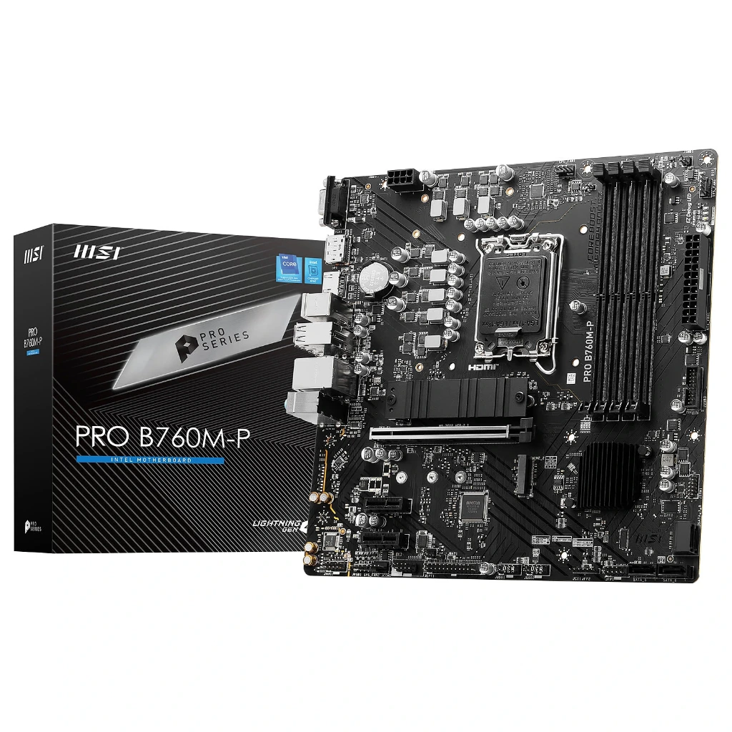 MSI PRO B760M-P DDR5 – CARTE MÈRE MICRO-ATX SOCKET LGA1700