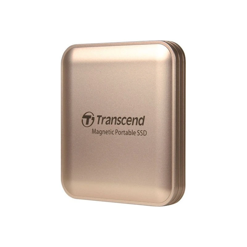 [HD_EXT_2TESD420G] TRANSCEND ESD420 2To SSD Externe USB-C MagSafe (TCP 6€ incl.) * Gold