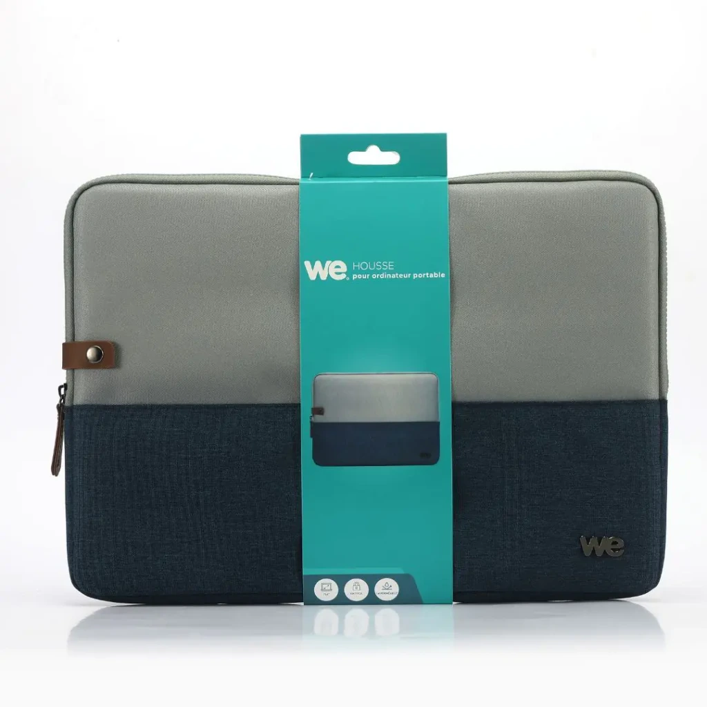 [HOU_WE_BICOLORBL15] WE - HOUSSE sleeve PC 15,6 antichoc * Bleu